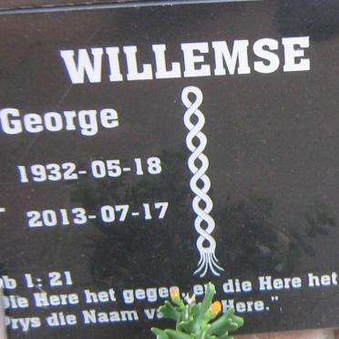 WILLEMSE George 1932-2013