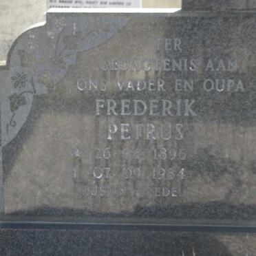 LOTTER Frederik Petrus 1896-1984