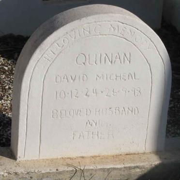 QUINAN David Micheal 1924-1998