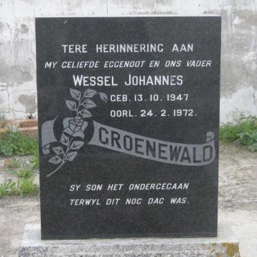 GROENEWALD Wessel Johannes 1947-1972