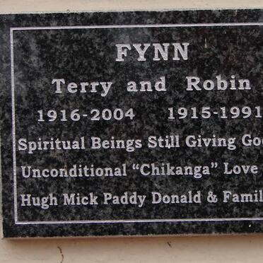 FYNN Terry 1916-2004 &amp; Robin 1915-1991