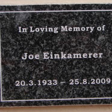 EINKAMERER Joe 1933-2009