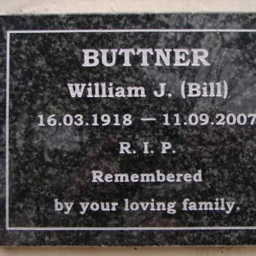 BUTTNER William J. 1918-2007