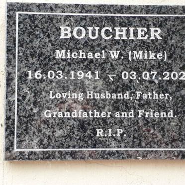 BOUCHIER Michael W. 1941-2021