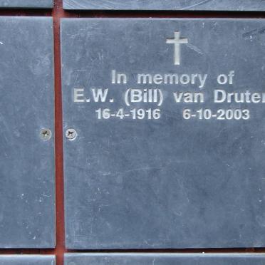 DRUTEN E.W., van 1916-2003