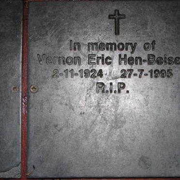 HEN-BOISEN Vernon Eric 1924-1995