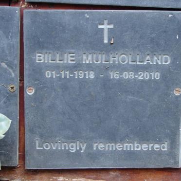 MULHOLLAND Billie 1918-2010