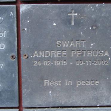 SWART Andree Petrusa 1915-2002