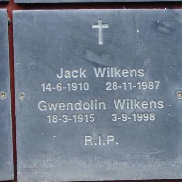 WILKENS Jack 1910-1987 &amp; Gwendolin 1915-1998