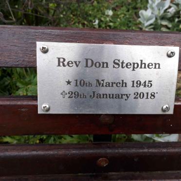 STEPHEN Don 1945-2018