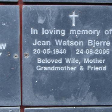 BJERRE Jean Watson 1940-2005