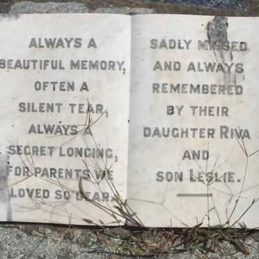 MELNICK Eli -1953 &amp; Janie -1952