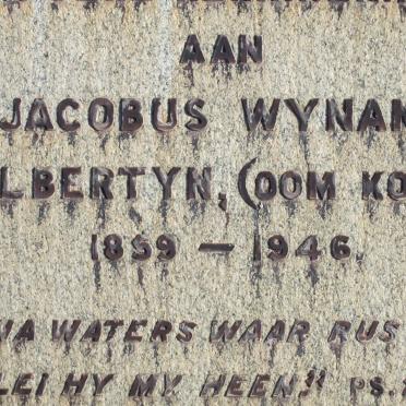 ALBERTYN Jacobus Wynand 1859-1946