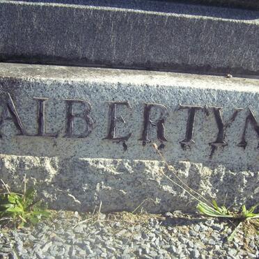 ALBERTYN Susanna Elizabeth nee BEUKES 1886-1952