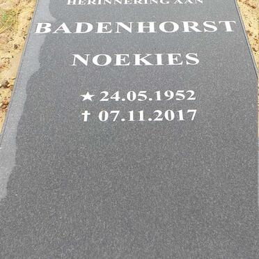 BADENHORST Noekies 1952-2017