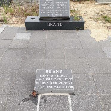 BRAND Christiaan Frederick 1895-1977 &amp; Orglina Maryna 1892-1981