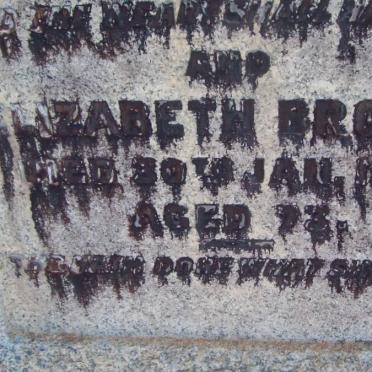 BRODIE Elizabeth -193?