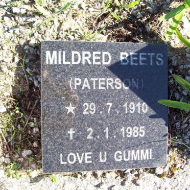 BEETS Mildred nee PATERSON 1910-1985
