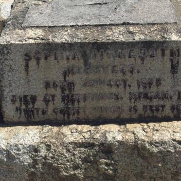 ? Sophia ? nee BEYERS -1916