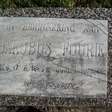 FOURIE Jacobus 1885-1966