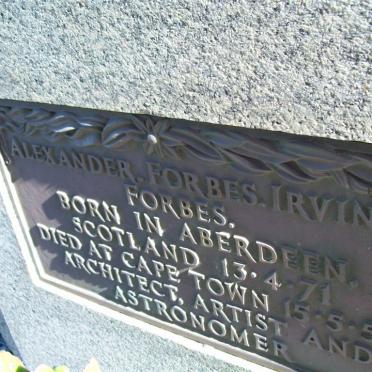 FORBES Alexander Forbes Irvine 1871-1959 &amp; Louisa Elizabeth KLEMM 1859-1944