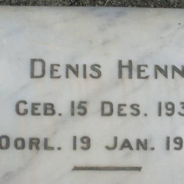 HENN Denis 1937-1938