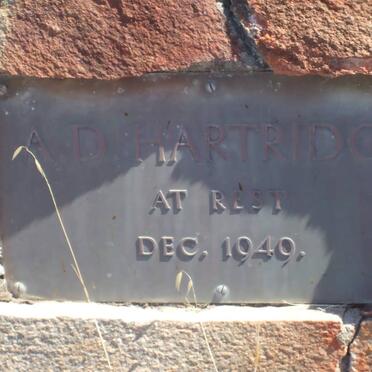 HARTRIDGE A.D. -1949