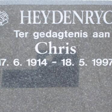 HEYDENRYCH Chris 1914-1997
