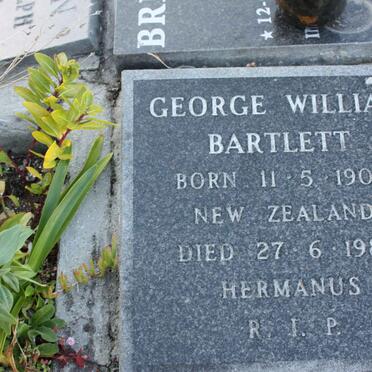 BARTLETT George William 1906-1983