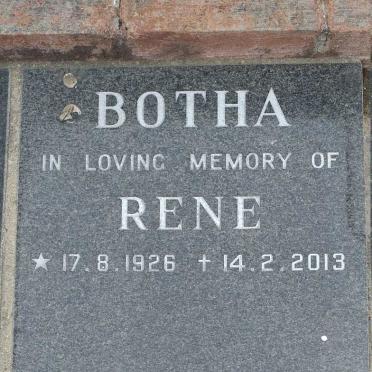 BOTHA Rene 1926-2013