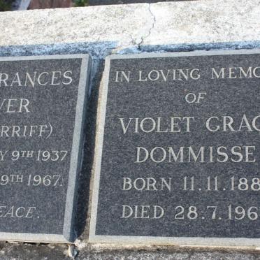 DOMMISSE Violet Grace 1889-1967