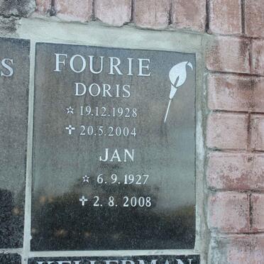 FOURIE Jan 1927-2008 &amp; Doris 1928-2004
