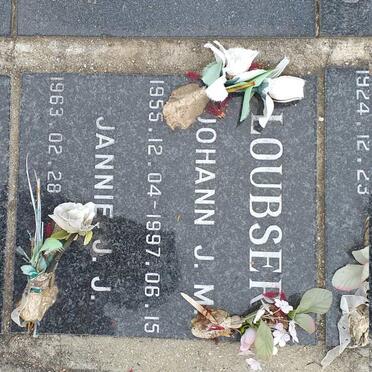 LOUBSER Johann J.M. 1955-1997 :: LOUBSER Jannie J.J. 1963-