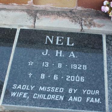 NEL J.H.A. 1928-2006