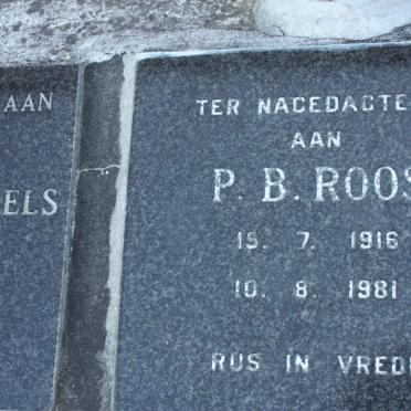 ROOS P.B. 1916-1981