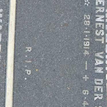 SPUY Ernest, van der 1914-1993