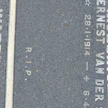 SPUY Ernest, van der 1914-1993