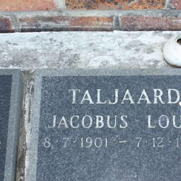 TALJAARD Jacobus Louis 1901-1982
