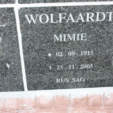 WOLFAARDT Mimie 1915-2005