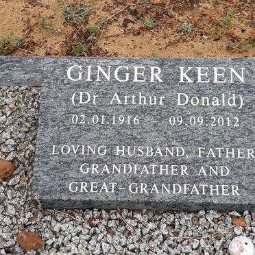 KEEN Arthur Donald 1916-2012