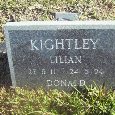 KIGHTLEY Lilian 1911-1994
