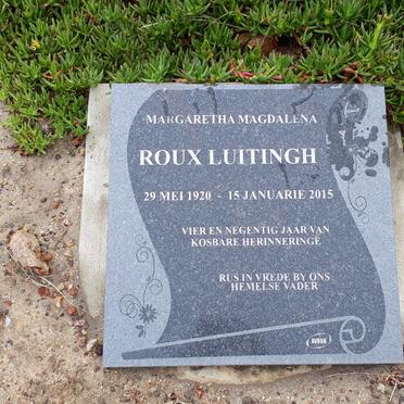 LUITINGH Margaretha Magdalena, ROUX 1920-2015