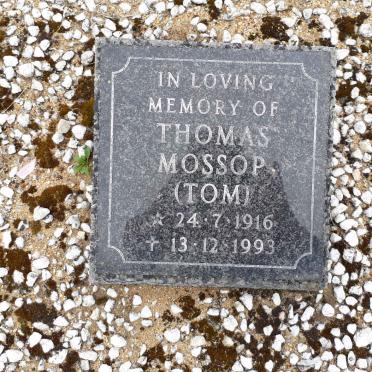 MOSSOP Thomas 1916-1993