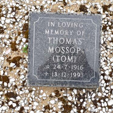 MOSSOP Thomas 1916-1993