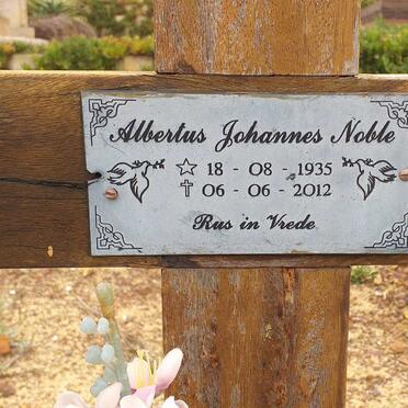 NOBLE Albertus Johannes 1935-2012