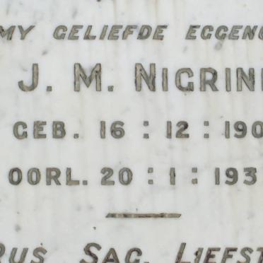 NIGRINI J.M. 1904-1935