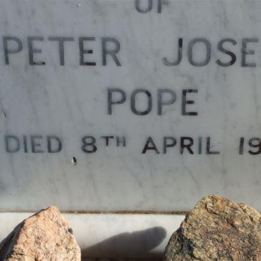 POPE Peter Joseph -1966