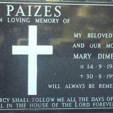 PAIZES Mary Dimetra 1945-1994