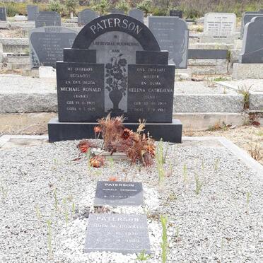 PATERSON Michael Ronald 1905-1975 &amp; Helena Catherina 1908-1963 :: PATERSON Ronald Desmond 1940-2009