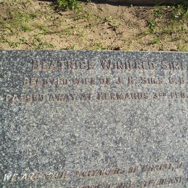 SIMS Beatrice Winifred -1944